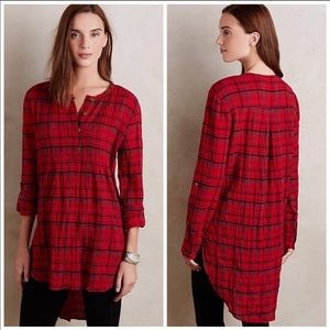 ANTHROPOLOGIE Holding Horses Halfpenny Tunic